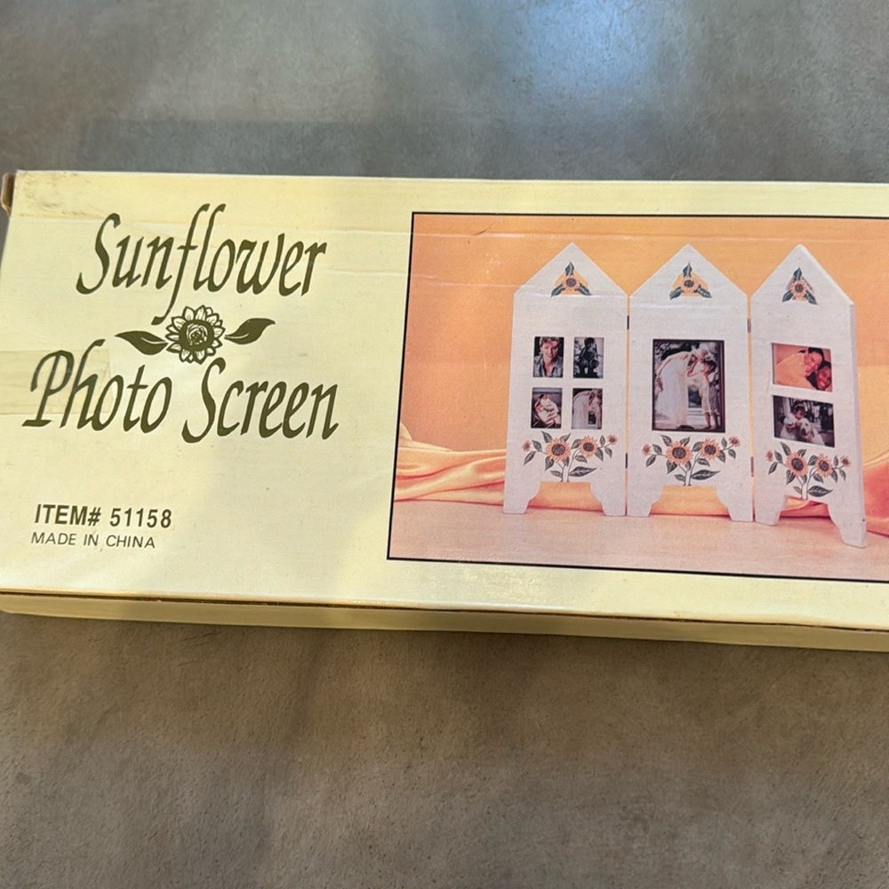 New sunflower photo screen